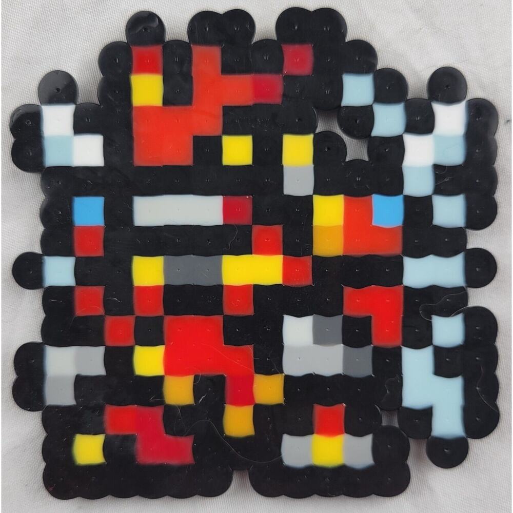 Gallantmon Crimson Mode Digimon Perler Bead Pixel Art